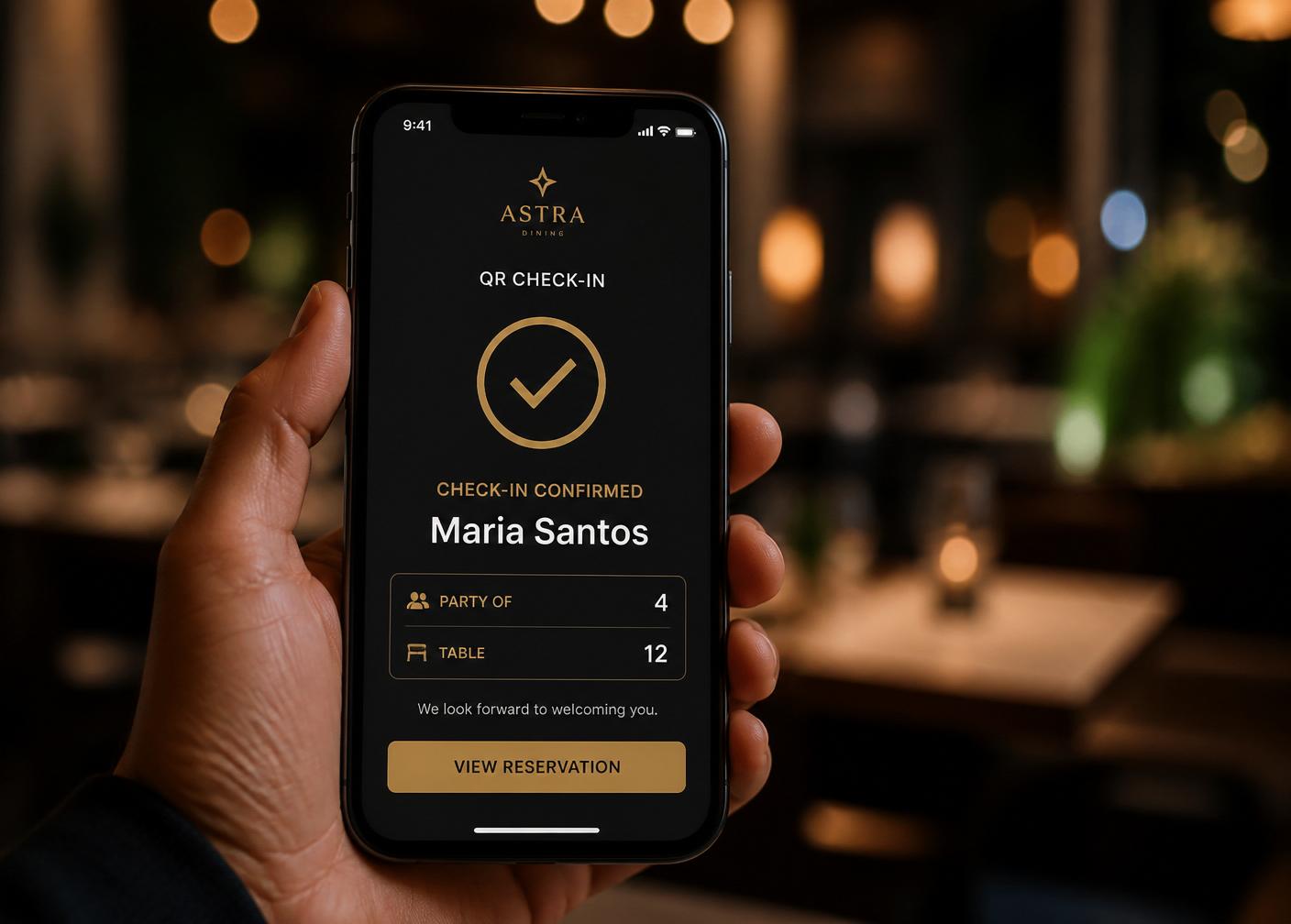 Chegada premium em 3 segundos